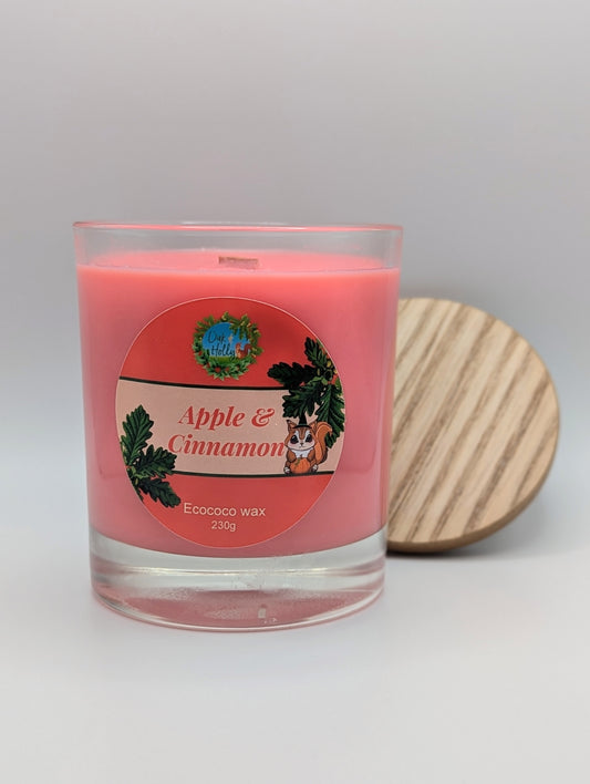 Apple & Cinnamon Scented Candle