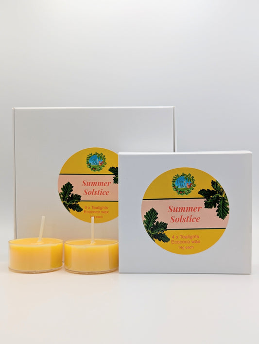 Summer Solstice scented Tealights set of 9