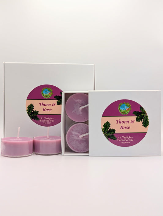 Thorn and Rose scented Tealights set of 4