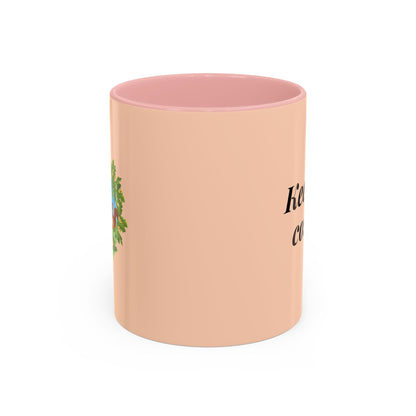 Oak and Holly branded coffee mug, “Keep Life Cosy”, 11-15oz