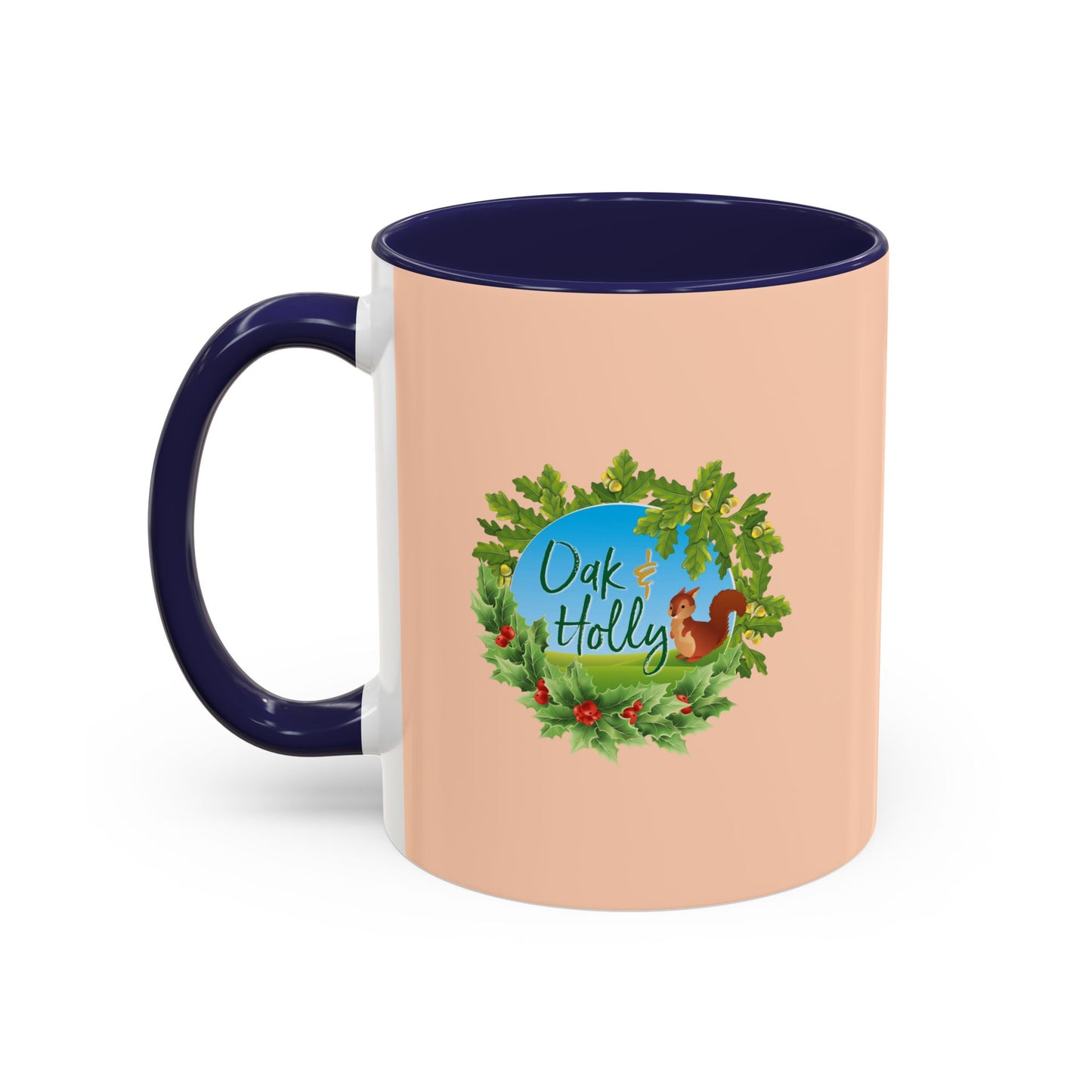 Oak and Holly branded coffee mug, “Keep Life Cosy”, 11-15oz