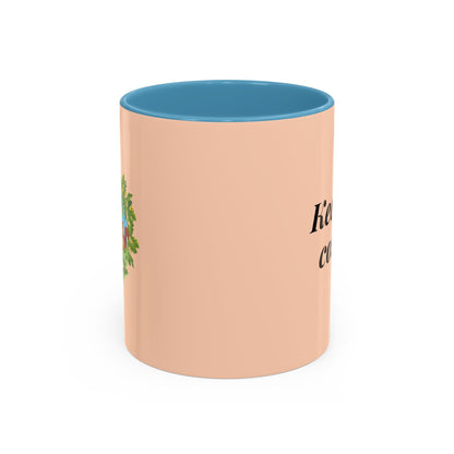 Oak and Holly branded coffee mug, “Keep Life Cosy”, 11-15oz