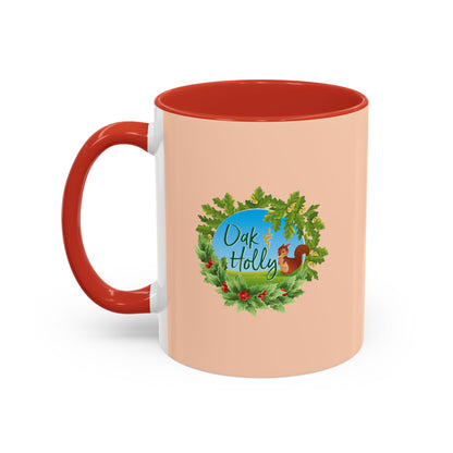 Oak and Holly branded coffee mug, “Keep Life Cosy”, 11-15oz