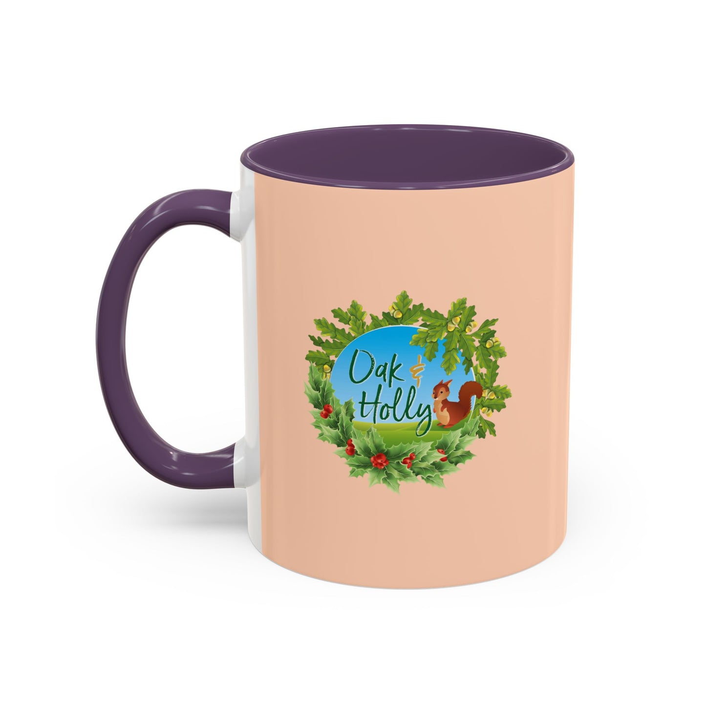 Oak and Holly branded coffee mug, “Keep Life Cosy”, 11-15oz