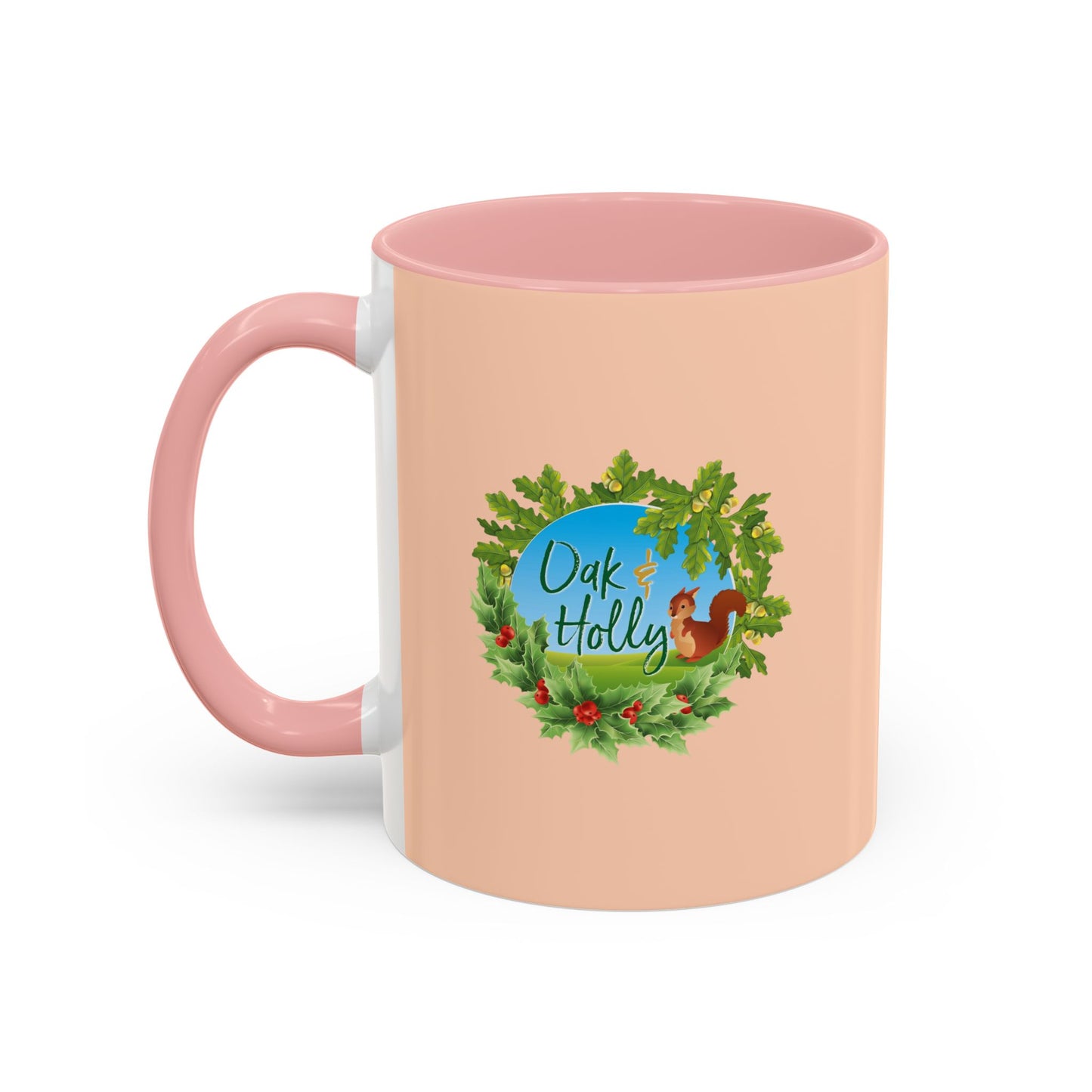 Oak and Holly branded coffee mug, “Keep Life Cosy”, 11-15oz