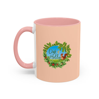 Oak and Holly branded coffee mug, “Keep Life Cosy”, 11-15oz