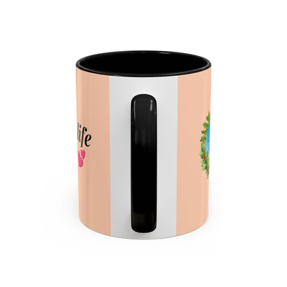 Oak and Holly branded coffee mug, “Keep Life Cosy”, 11-15oz