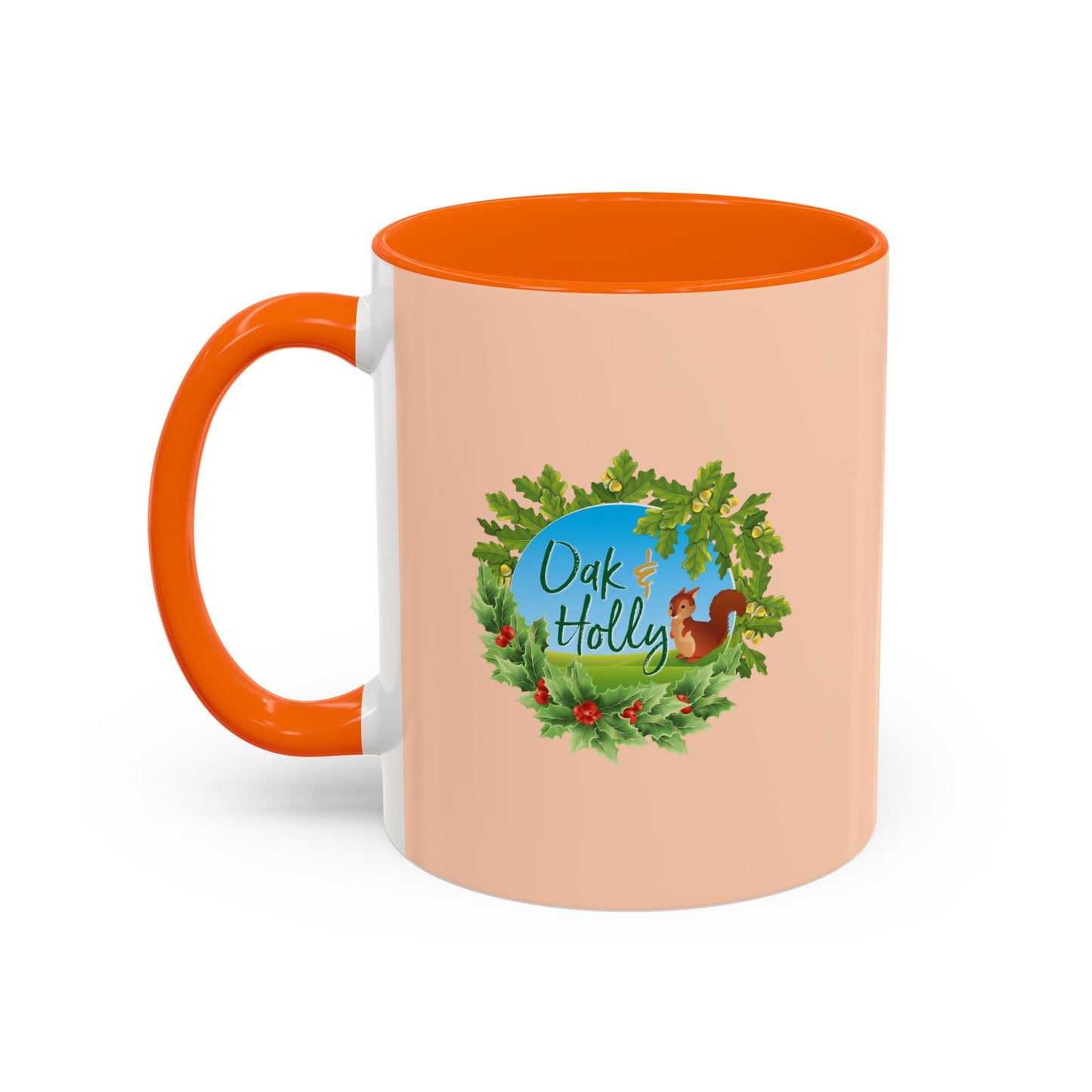 Oak and Holly branded coffee mug, “Keep Life Cosy”, 11-15oz