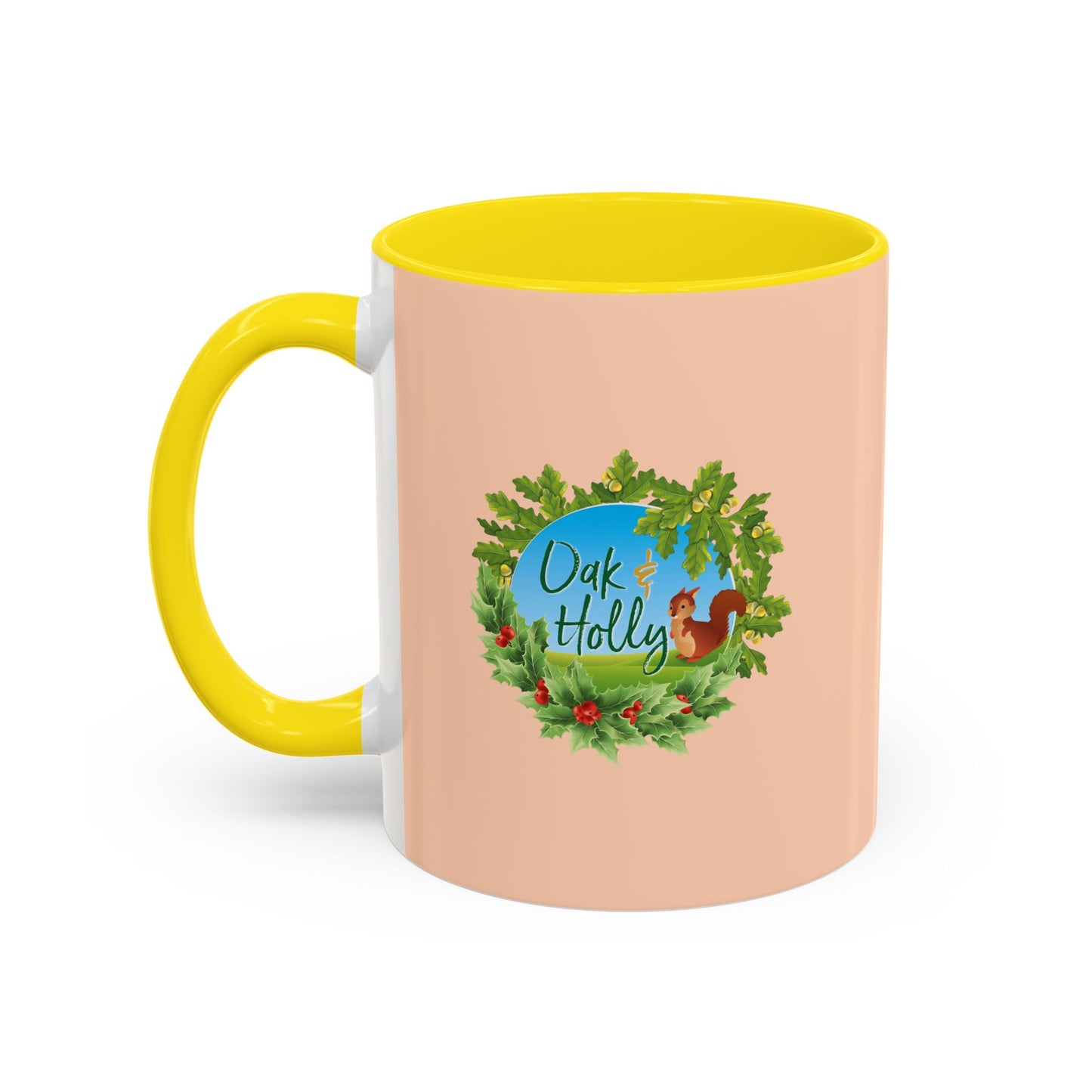 Oak and Holly branded coffee mug, “Keep Life Cosy”, 11-15oz