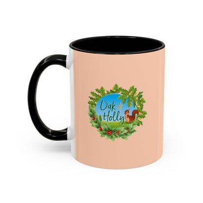 Oak and Holly branded coffee mug, “Keep Life Cosy”, 11-15oz