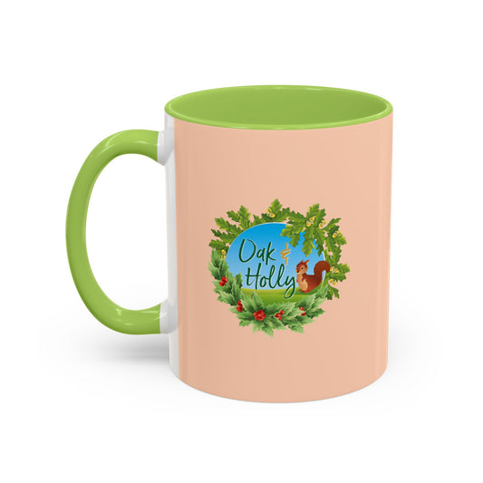 Oak and Holly branded coffee mug, “Keep Life Cosy”, 11-15oz
