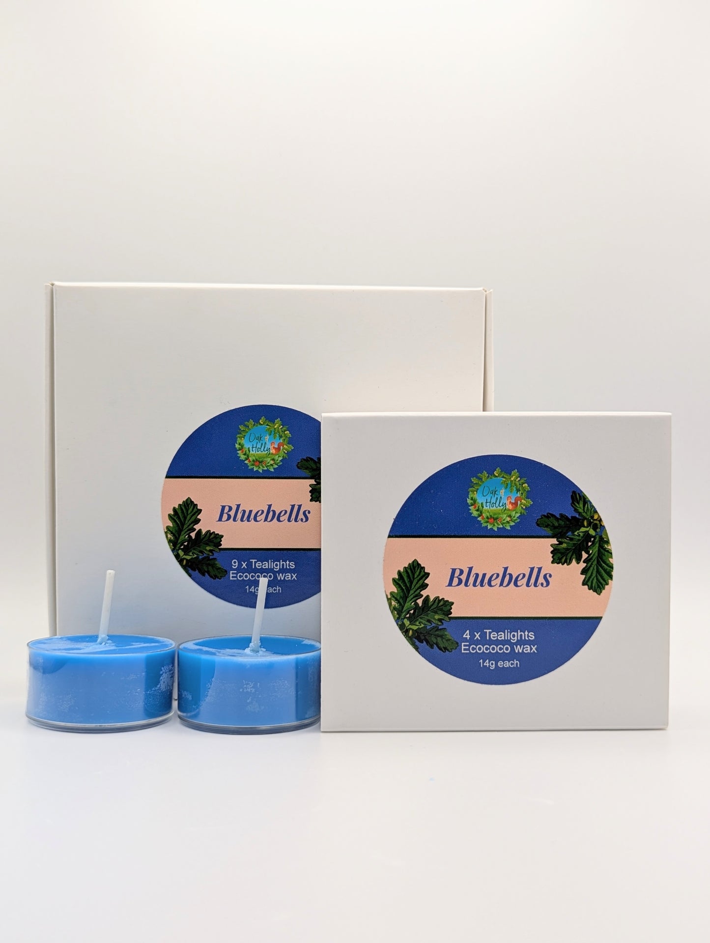 Bluebells scented Tealight candles pack of 9